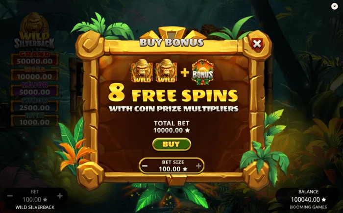 Wild Silverback – Aktivering av Free Spins